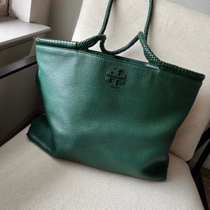 Tory Burch Green Tote